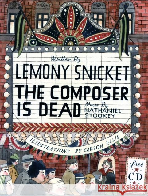 The Composer Is Dead Lemony Snicket 9780061236273 HarperCollins - książka