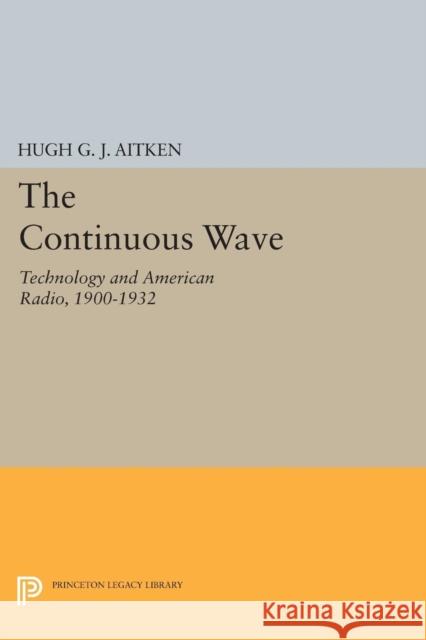 The Continuous Wave: Technology and American Radio, 1900-1932 Aitken,  9780691611686 John Wiley & Sons - książka