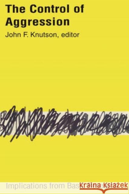 The Control of Aggression: Implications from Basic Research Wheeler, Stanton 9780202309521 Aldine - książka