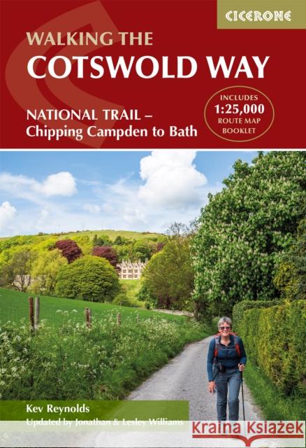 The Cotswold Way: NATIONAL TRAIL Two-way trail guide - Chipping Campden to Bath Kev Reynolds 9781786312105 Cicerone Press - książka