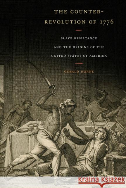 The Counter-Revolution of 1776: Slave Resistance and the Origins of the United States of America Horne, Gerald 9781479893409 New York University Press - książka