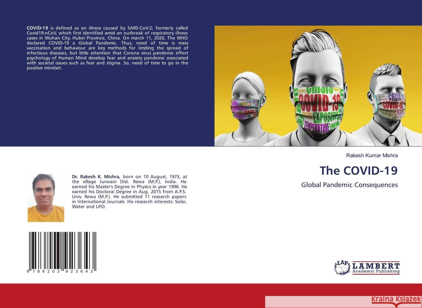 The COVID-19 Mishra, Rakesh Kumar 9786203923643 LAP Lambert Academic Publishing - książka