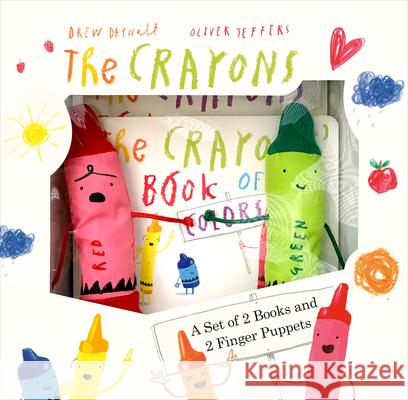 The Crayons: A Set of Books and Finger Puppets Oliver Jeffers 9781524791414 Grosset & Dunlap - książka