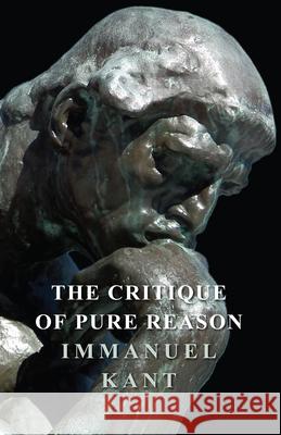 The Critique of Pure Reason Kant, Immanuel 9781408675175  - książka