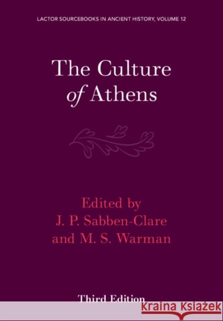 The Culture of Athens: Volume 3  9781009383103 Cambridge University Press - książka