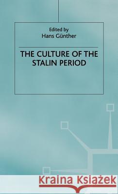 The Culture of the Stalin Period  9780333491263 PALGRAVE MACMILLAN - książka