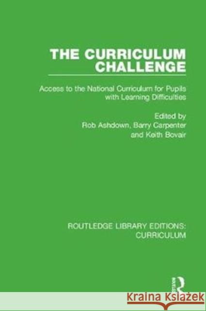 The Curriculum Challenge: Access to the National Curriculum for Pupils with Learning Difficulties  9781138318229 Taylor and Francis - książka