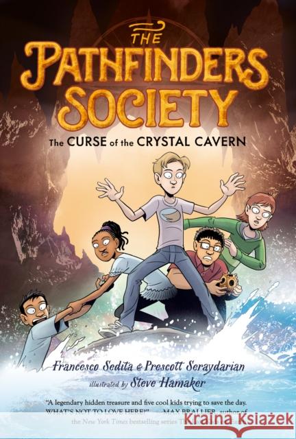 The Curse of the Crystal Cavern Francesco Sedita Prescott Seraydarian Steve Hamaker 9780425291900 Viking Books for Young Readers - książka