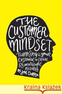 The Customer Mindset: Thinking Like Your Customer To Create Remarkable Results DeRosa, Joe 9781533010964 Createspace Independent Publishing Platform - książka