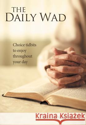 The Daily Wad: Choice Tidbits to Enjoy Throughout Your Day Anderson, Paul 9781449743703 WestBow Press - książka