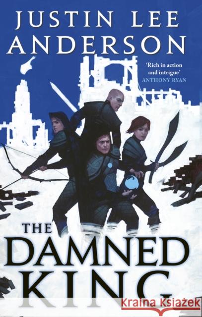 The Damned King Justin Lee Anderson 9780356519579 Little, Brown Book Group - książka