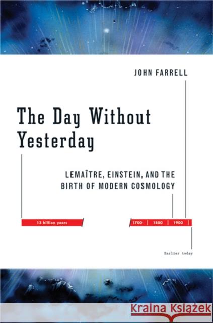The Day Without Yesterday: Lemaitre, Einstein, and the Birth of Modern Cosmology John Farrell 9781560259022 Thunder's Mouth Press - książka
