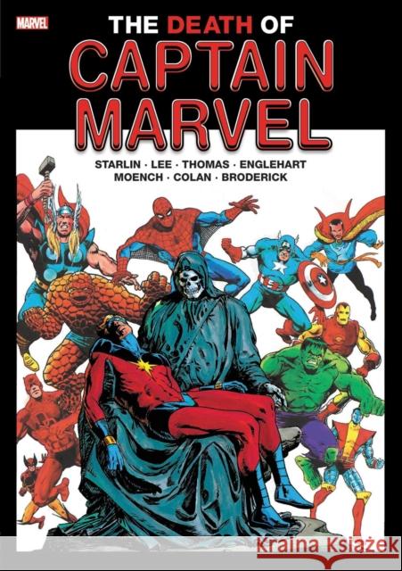 The Death of Captain Marvel Gallery Edition Jim Starlin 9781302931322 Marvel Comics - książka
