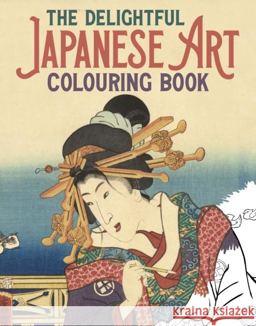 The Delightful Japanese Art Colouring Book Peter Gray 9781398805156 Arcturus Publishing Ltd - książka