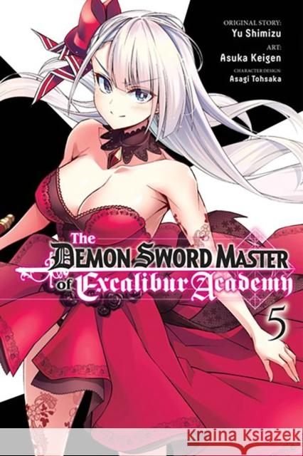 The Demon Sword Master of Excalibur Academy, Vol. 5 (manga)  9781975366360 Yen Press - książka