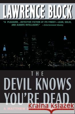 The Devil Knows You're Dead Lawrence Block 9780380807598 Dark Alley - książka