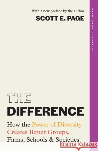 The Difference: How the Power of Diversity Creates Better Groups, Firms, Schools, and Societies Scott Page 9780691271743 Princeton University Press - książka