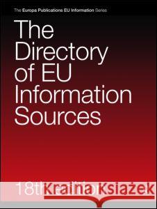 The Directory of Eu Information Sources Europa Publications 9781857435214 Routledge - książka