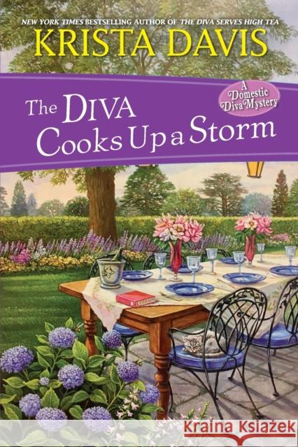 The Diva Cooks Up a Storm Krista Davis 9781496714695 Kensington Publishing Corporation - książka