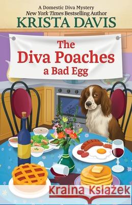 The Diva Poaches a Bad Egg Krista Davis 9781420531206 Thorndike Press Large Print - książka