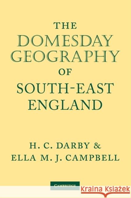 The Domesday Geography of South-East England  9780521078245 Cambridge University Press - książka