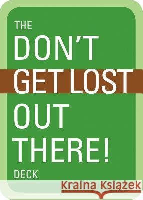 The Don't Get Lost Out There! Deck Mountaineers Books 9781594859137 Mountaineers Books - książka
