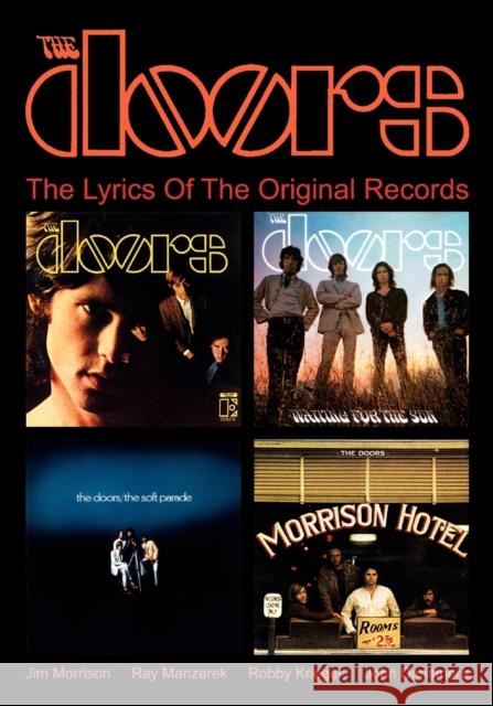 The Doors: The Lyrics Of The Original Records Gerstenmeyer, Heinz 9783839129111 Bod - książka