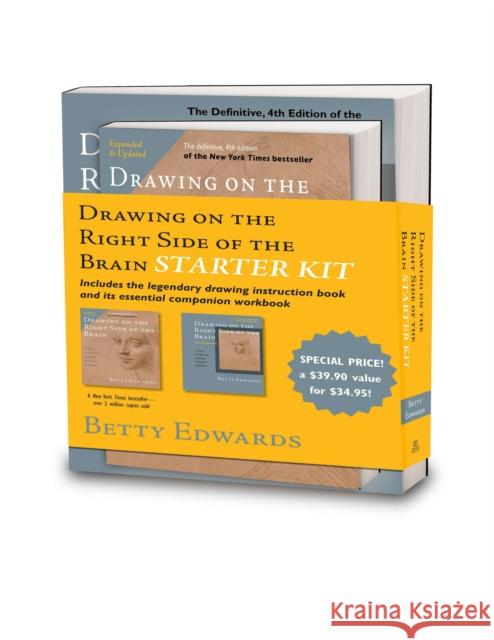 The Drawing on the Right Side of the Brain Starter Kit Betty Edwards 9780399167904 Tarcher - książka