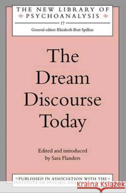 The Dream Discourse Today Sara Flanders 9781138178021 Routledge - książka