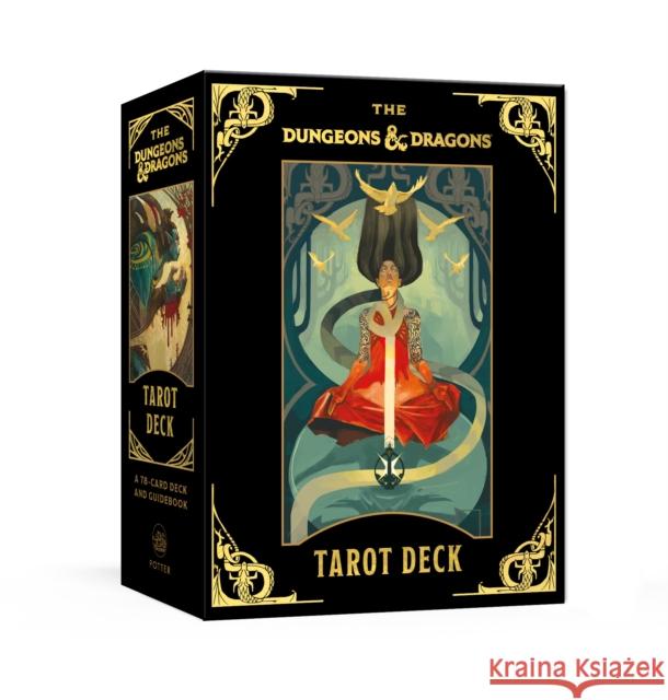 The Dungeons & Dragons Tarot Deck: A 78-Card Deck and Guidebook Official Dungeons & Dragons Licensed 9781984824660 Clarkson Potter Publishers - książka