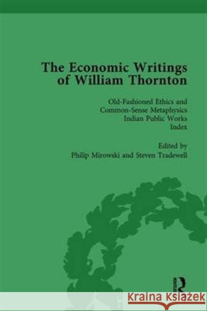 The Economic Writings of William Thornton Vol 5 Philip Mirowski Steven Tradewell  9781138759510 Routledge - książka