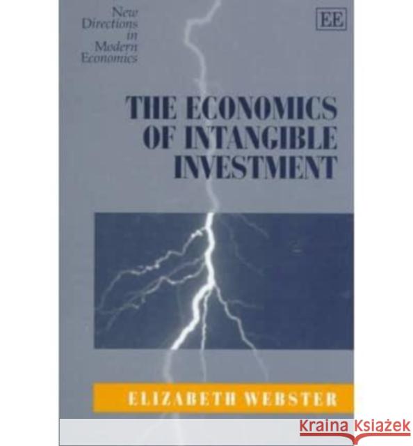 The Economics of Intangible Investment  9781858988580 Edward Elgar Publishing Ltd - książka