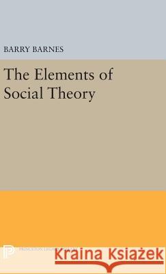 The Elements of Social Theory Barry Barnes 9780691636634 Princeton University Press - książka