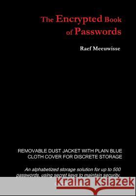 The Encrypted Book of Passwords Raef Meeuwisse 9781911452027 Cyber Simplicity Ltd - książka