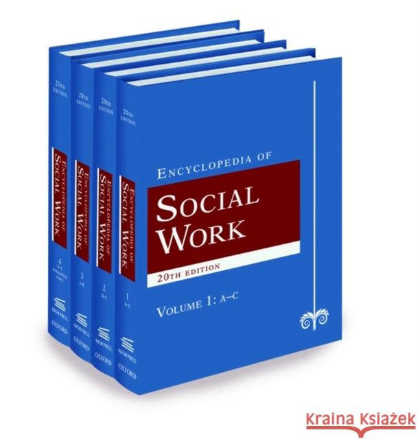 The Encyclopedia of Social Work: Four-Volume Set Mizrahi, Terry 9780195306613 Oxford University Press, USA - książka