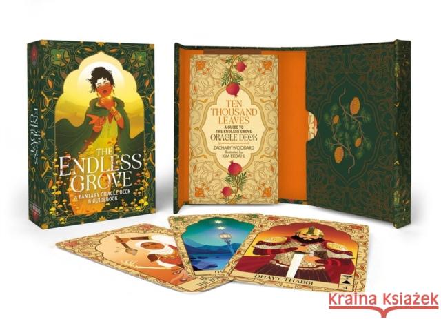 The Endless Grove: A Fantasy Oracle Deck and Guidebook Zachary Woodard Kim Ekdahl 9780762488933 RP Studio - książka