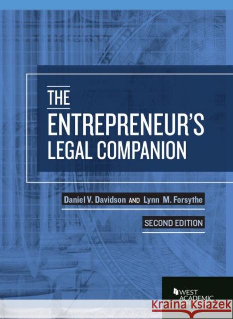 The Entrepreneur's Legal Companion Daniel Davidson, Lynn Forsythe 9781683284192 Eurospan (JL) - książka