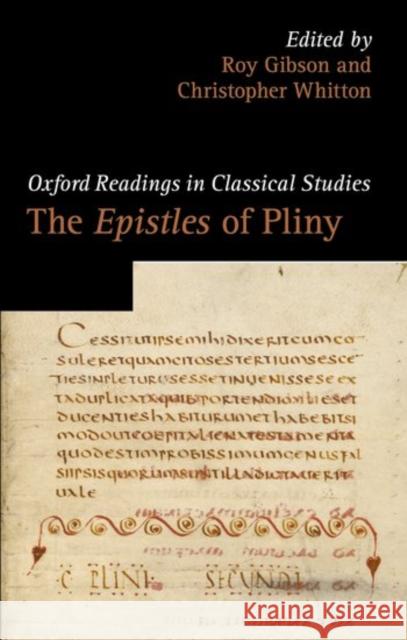 The Epistles of Pliny Roy Gibson 9780199545940 OXFORD UNIVERSITY PRESS ACADEM - książka