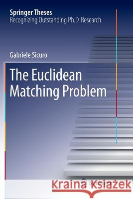 The Euclidean Matching Problem Gabriele Sicuro 9783319835440 Springer - książka