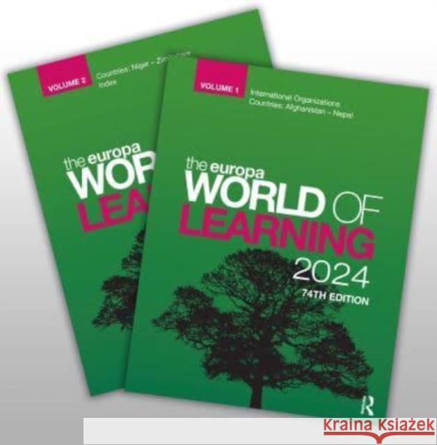 The Europa World of Learning 2024  9781032435848 Taylor & Francis - książka