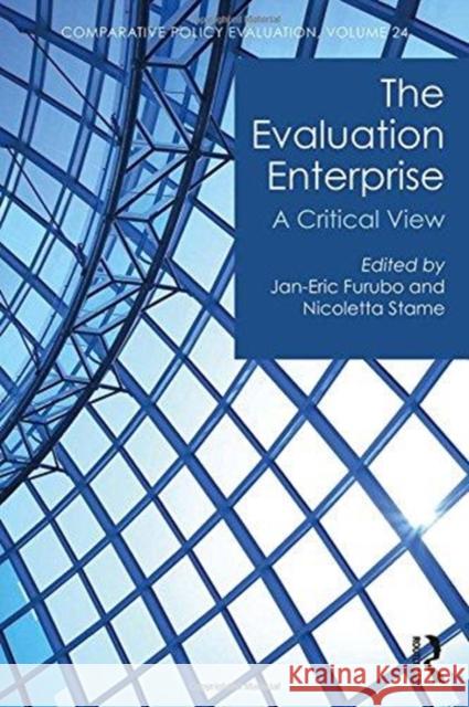 The Evaluation Enterprise: A Critical View Jan-Eric Furubo Nicoletta Stame 9781138601314 Routledge - książka