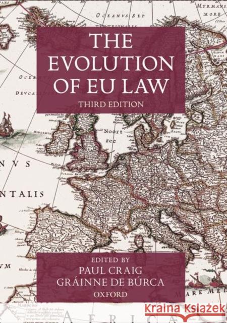 The Evolution of Eu Law Paul Craig Gr 9780192846563 Oxford University Press - książka