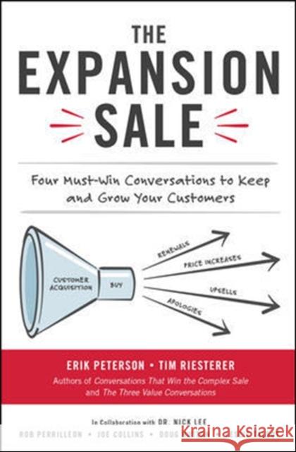 The Expansion Sale: Four Must-Win Conversations to Keep and Grow Your Customers Tim Riesterer 9781260462753 McGraw-Hill Education - książka