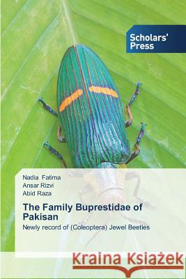 The Family Buprestidae of Pakisan Fatima Nadia                             Rizvi Ansar                              Raza Abid 9783639667370 Scholars' Press - książka