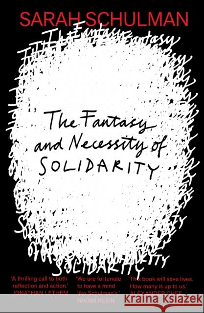 The Fantasy and Necessity of Solidarity Sarah Schulman 9781913512774 Peninsula Press Ltd - książka