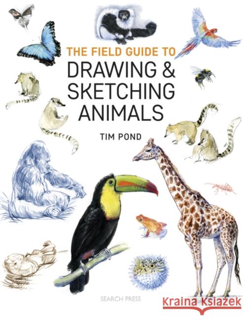 The Field Guide to Drawing & Sketching Animals Tim Pond 9781782215127 Search Press Ltd - książka