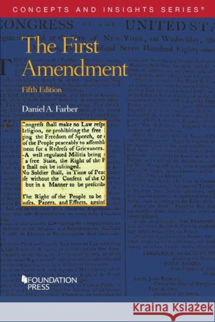 The First Amendment Daniel A. Farber   9781684672509 West Academic Press - książka
