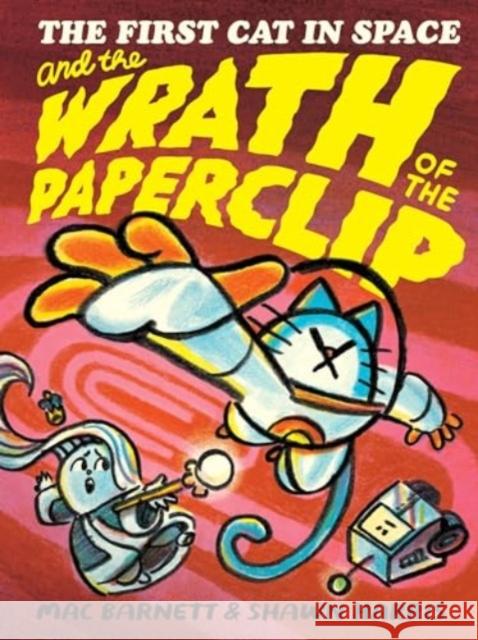 The First Cat in Space and the Wrath of the Paperclip: A Graphic Novel Mac Barnett 9780063315280 HarperCollins Publishers Inc - książka