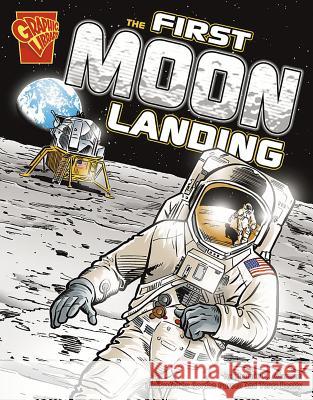 The First Moon Landing Thomas K. Adamson Gordon Purcell Terry Beatty 9780736896542 Capstone Press - książka