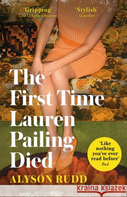 The First Time Lauren Pailing Died Rudd, Alyson 9780008278311 HQ - książka